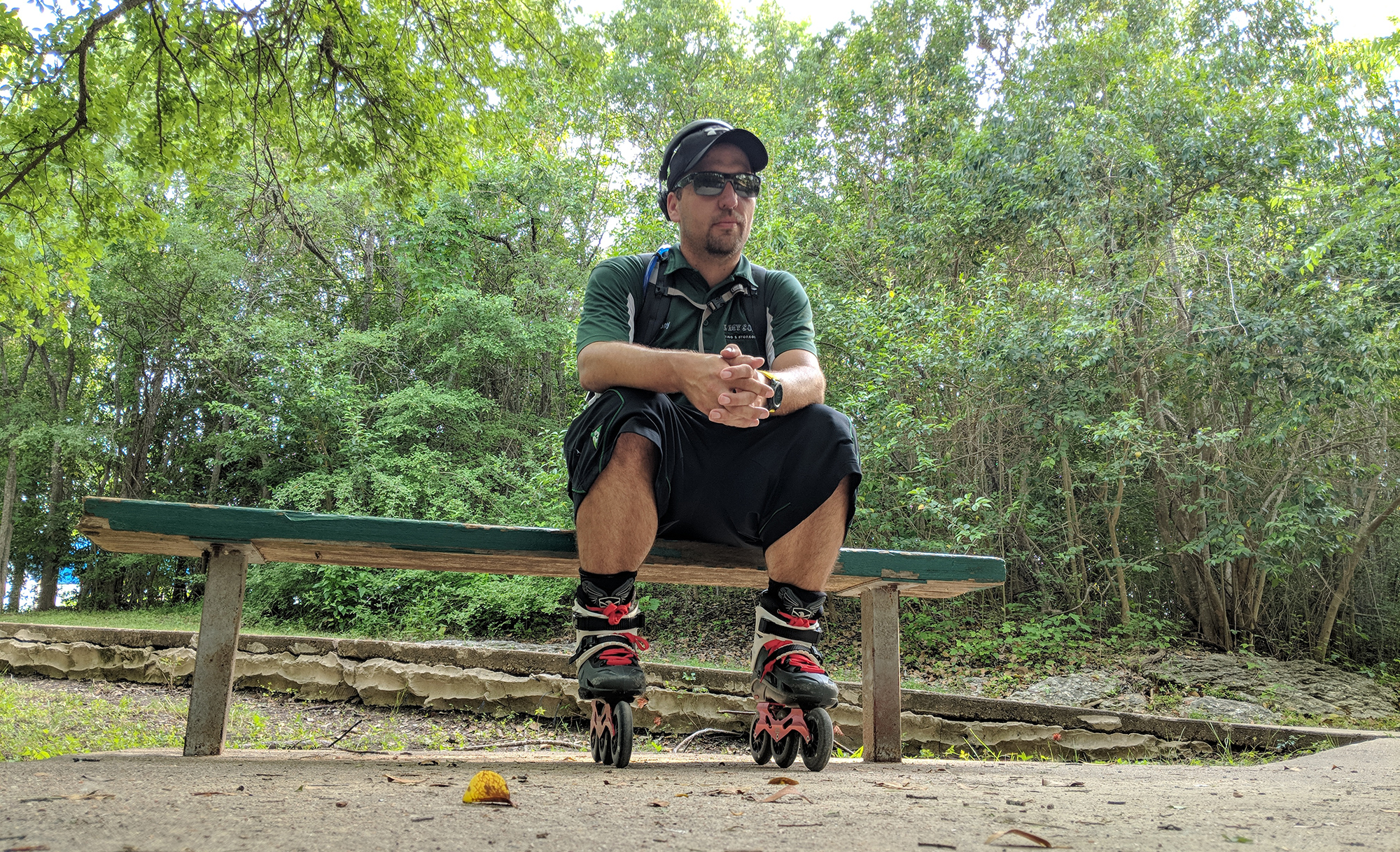 Taking a rest on the Flying Eagle F7